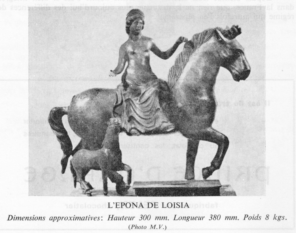 L'Epona de Loisia statuette antique